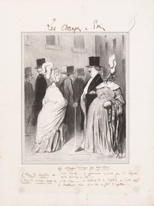 Los extranjeros observados por ellos mismos de Honoré Daumier